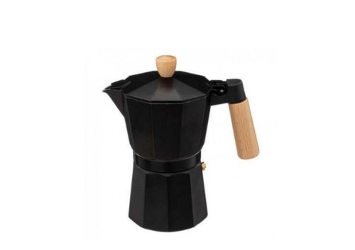 Kawiarka, zaparzacz do kawy z drewnianym uchwytem na 6 espresso-2.jpg