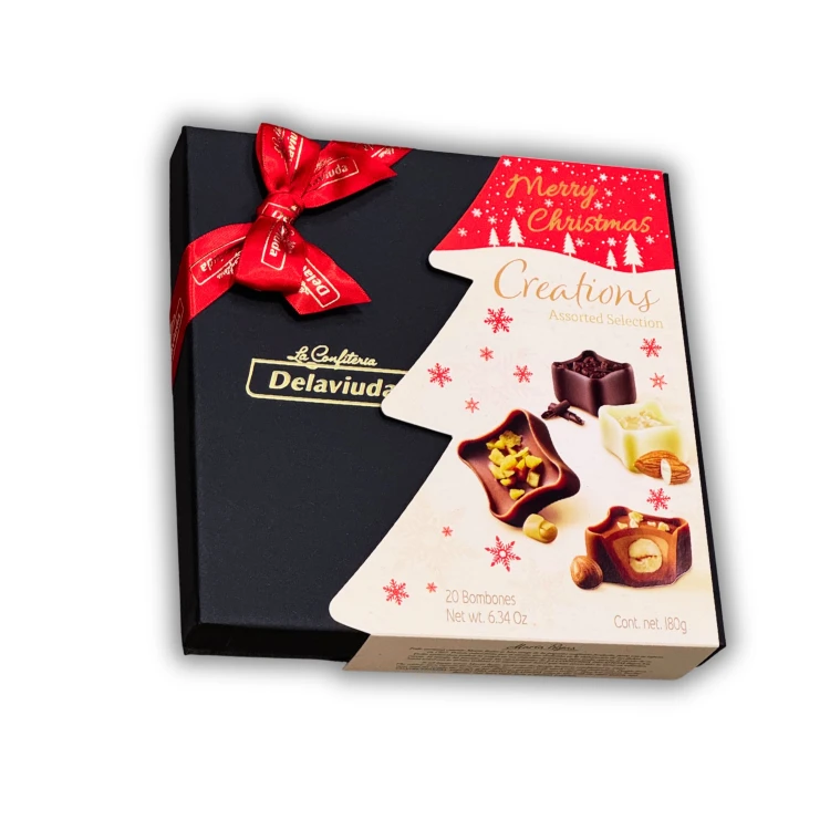 bombones czekoladki delaviuda z nadzieniem pralinki premium wydanie świąteczne merry christmas.jpg