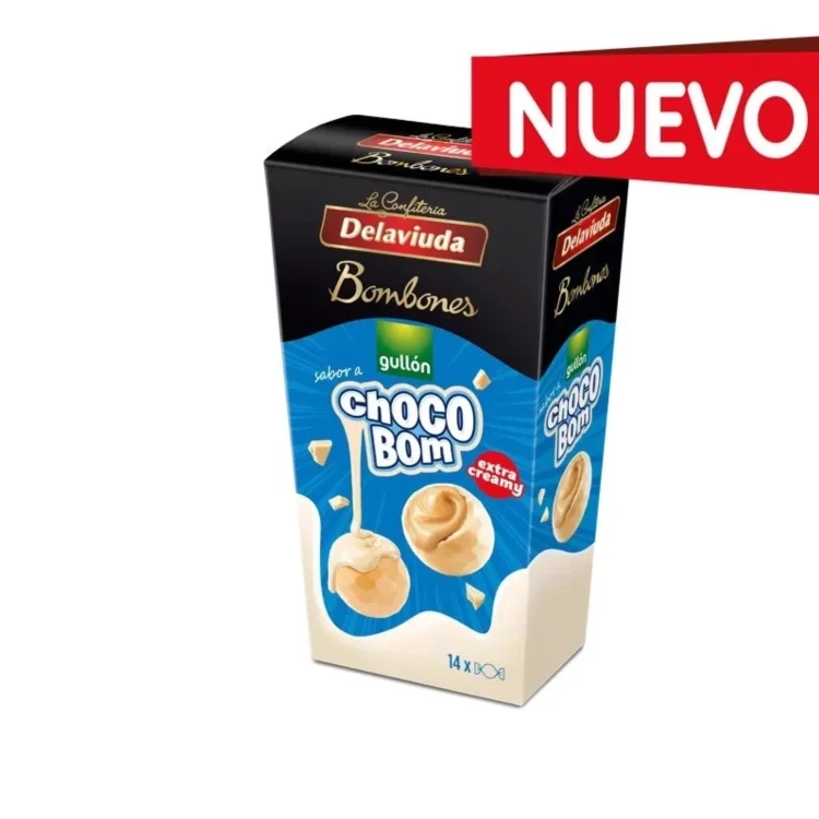 70838-Delaviuda Choco Bom – Hiszpańskie praliny z białej czekolady z kremowym nadzieniem ciasteczkowym 150g.jpg
